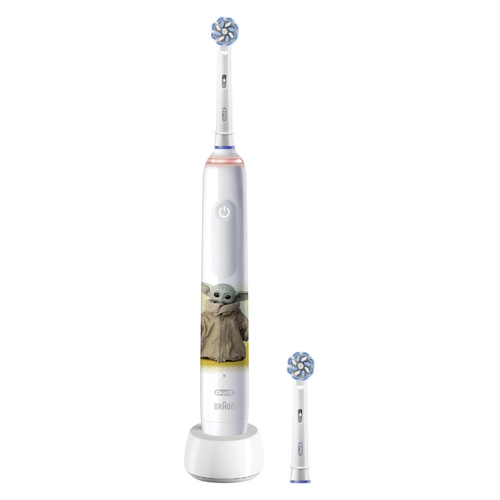 Oral-B elektrische Kinderzahnbürste  Junior Pro Grogu Star Wars (Akku) ab 6 Jahren