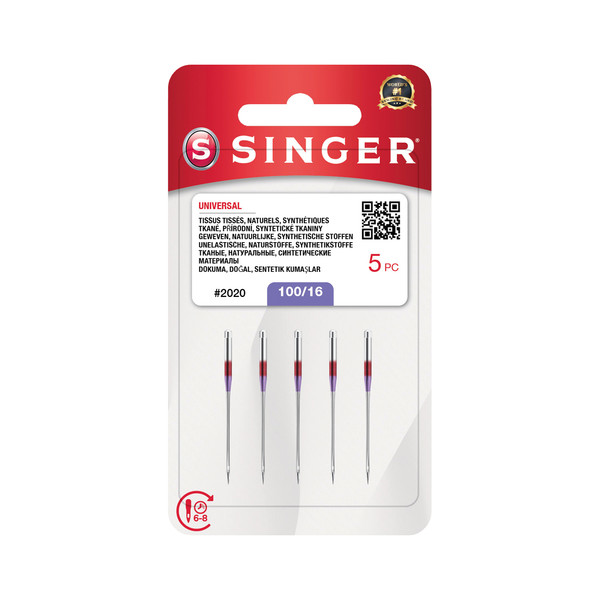 Singer Universalnadel 2020 100/16 , 5er Set
