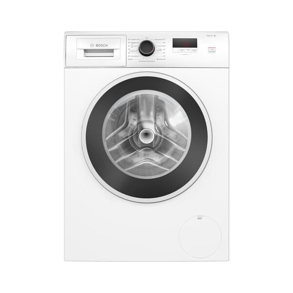 frontseitig, Waschmaschine, Bosch, weiß, Fronttür