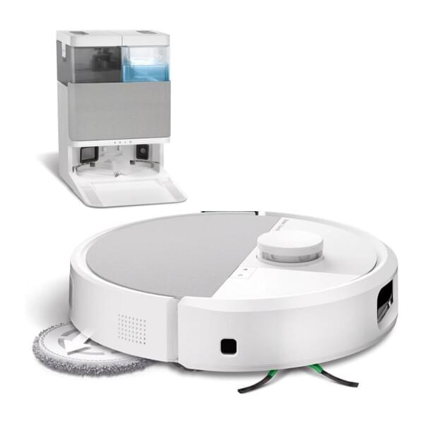 iRobot Roomba Combo 505+ (N185240) weiß Saugroboter mit Wischfunktion + Absaugstation, App-Steuerung