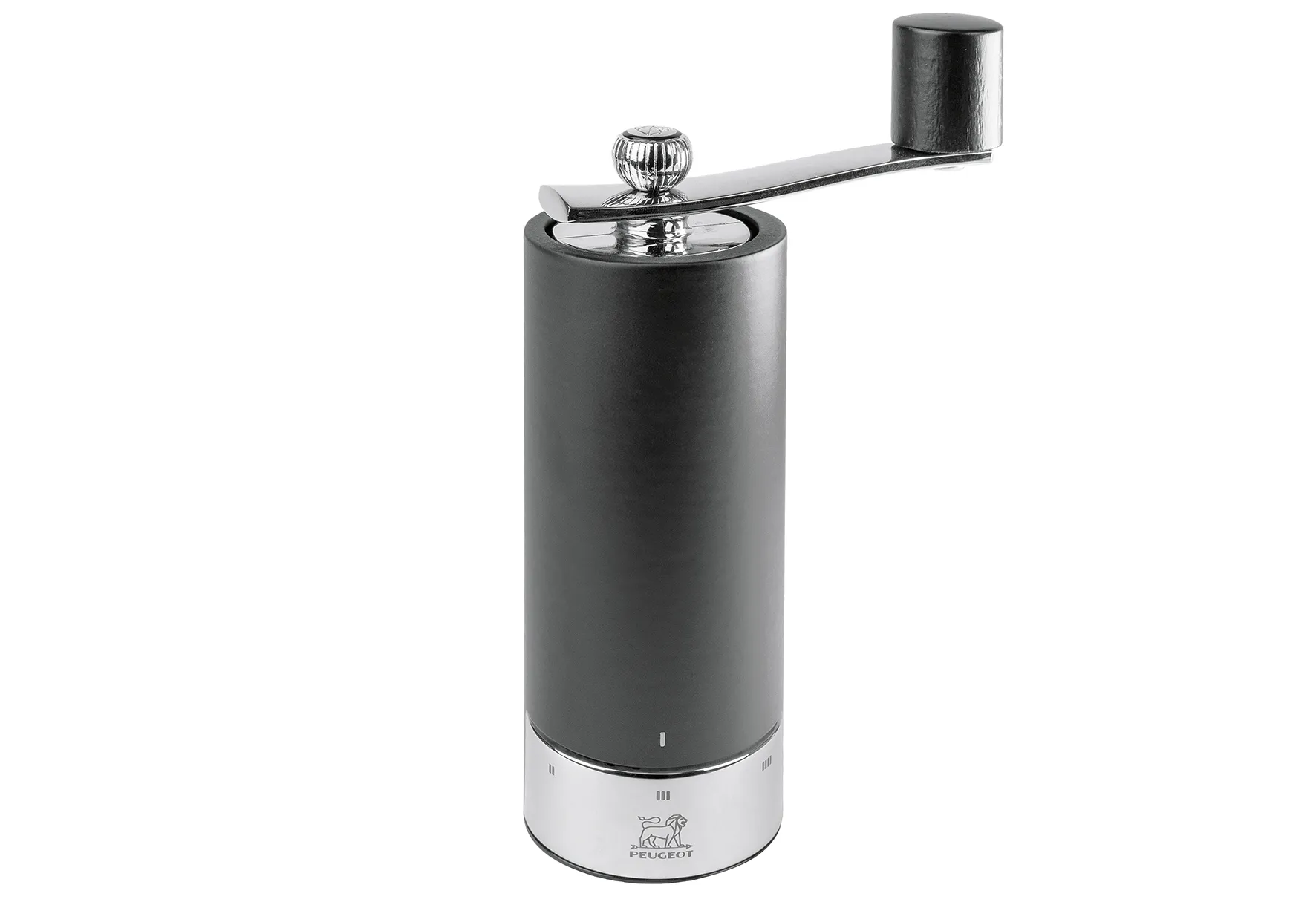 104110 Peugeot Pfeffermühle Isen 18cm schwarz matt
