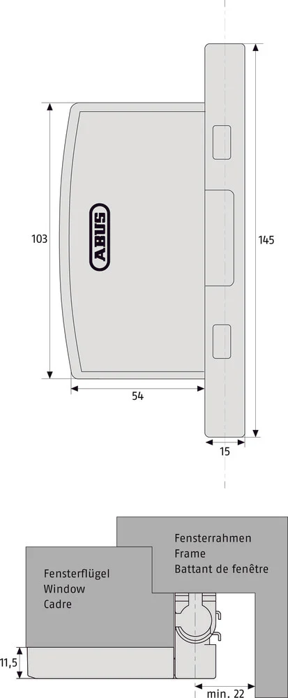 Abus 11781 FAS37 B CL