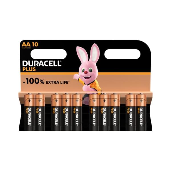 Duracell Plus AA (MN1500/LR6) Mignon Batterien Blister 10
