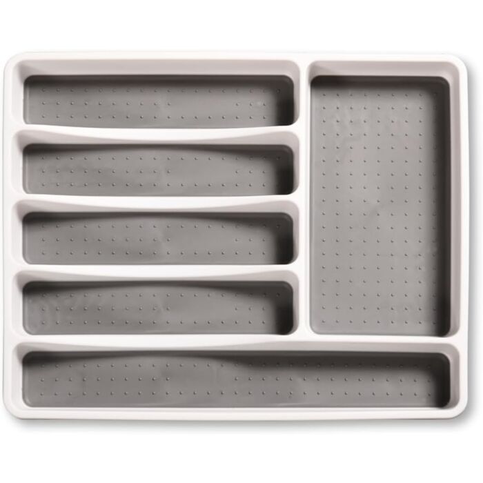 Kesper Besteckkasten  Kunststoff, weiß 41x33,5x4,5cm K-30092