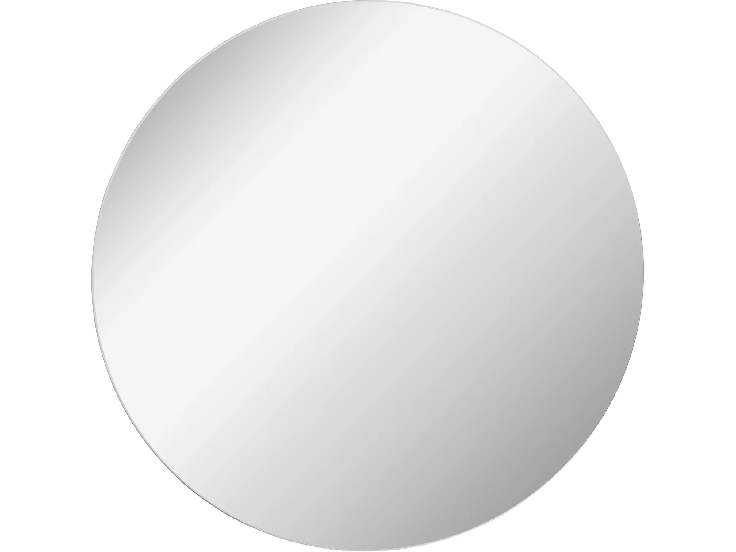 rund, Spiegel, silber, glatt, reflektierend