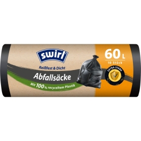 Abfall-Beutel 60l 10er schwarz 56x90cm