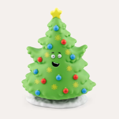 Weihnachtsbaum, Dekorationsbaum, grüner Plüsch, Christbaumkugeln, Sternenspitz