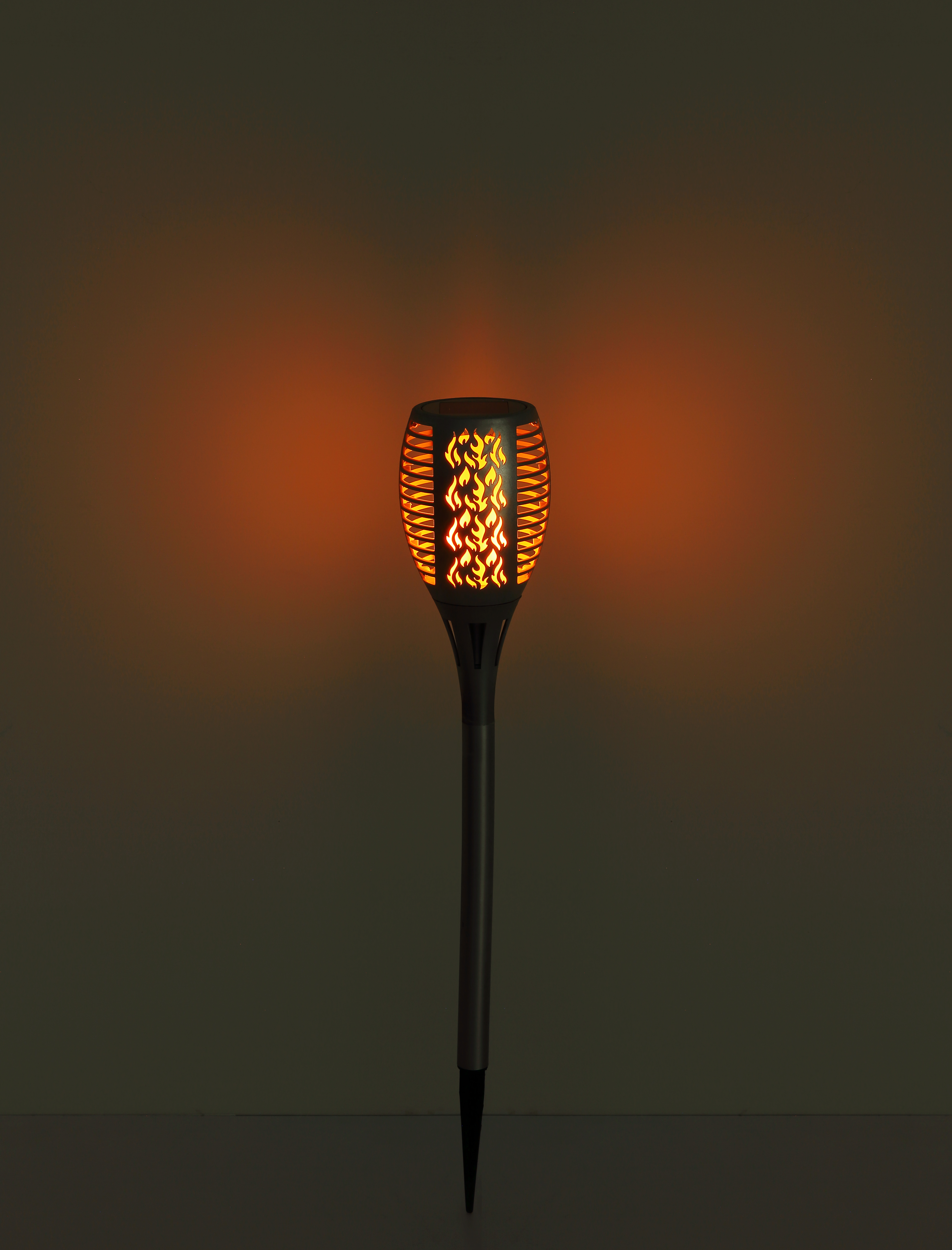 33536-12S Solarleuchte Kunstoff silber, 12xLED 1 Stück