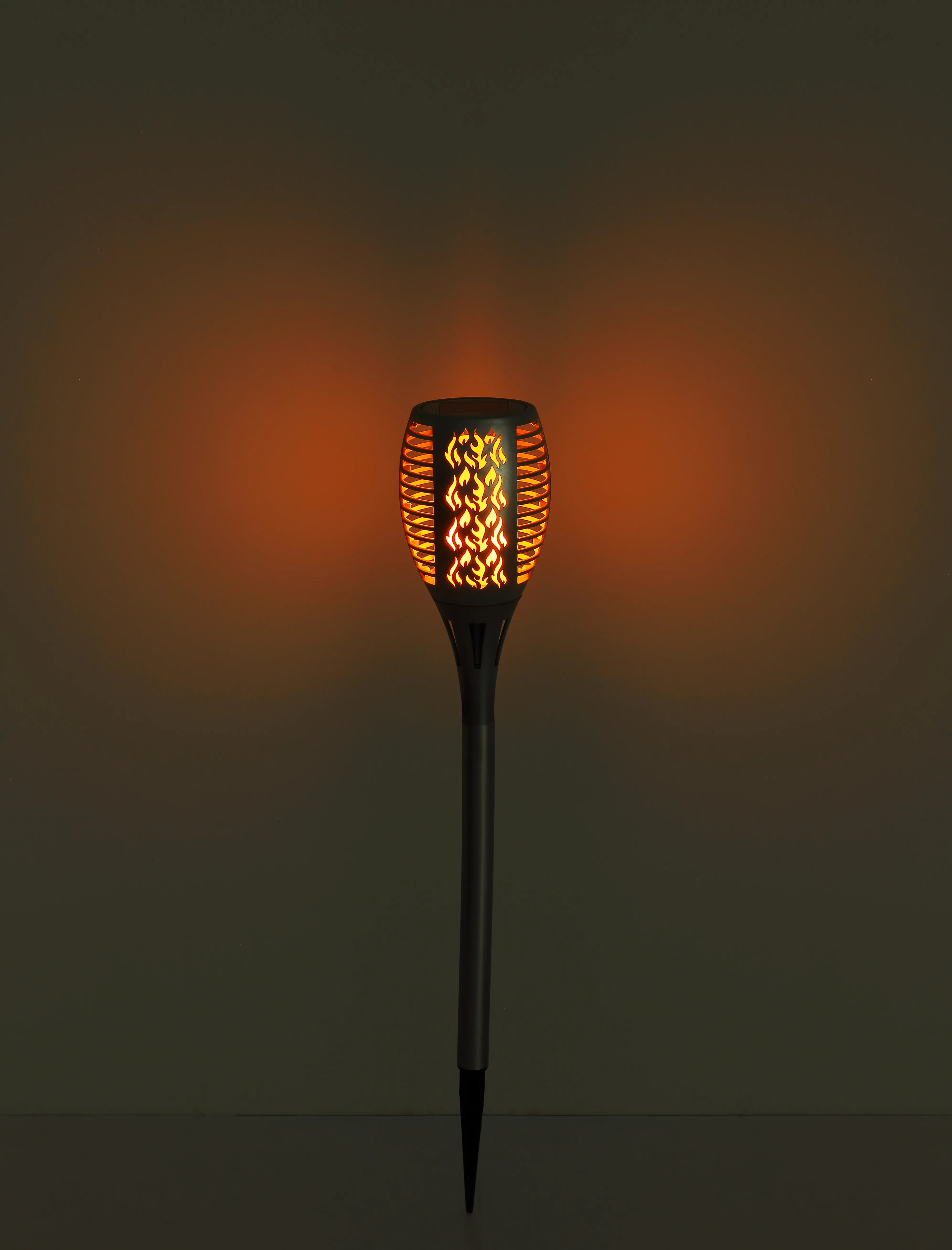 33536-12S Solarleuchte Kunstoff silber, 12xLED 1 Stück