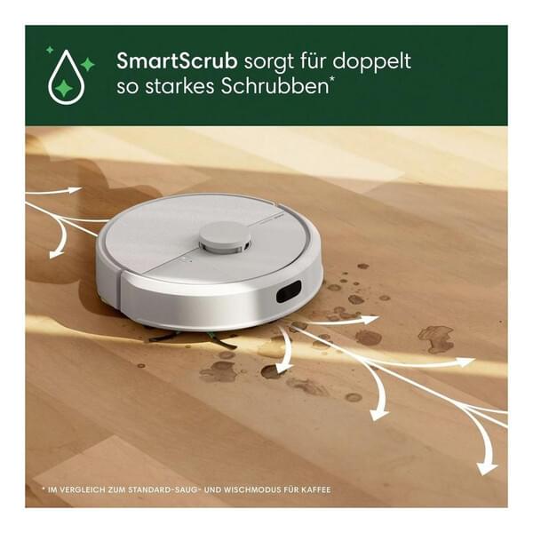 iRobot Roomba Combo 105 + Absaugstation Staubsaugroboter, weiß (Y351240)