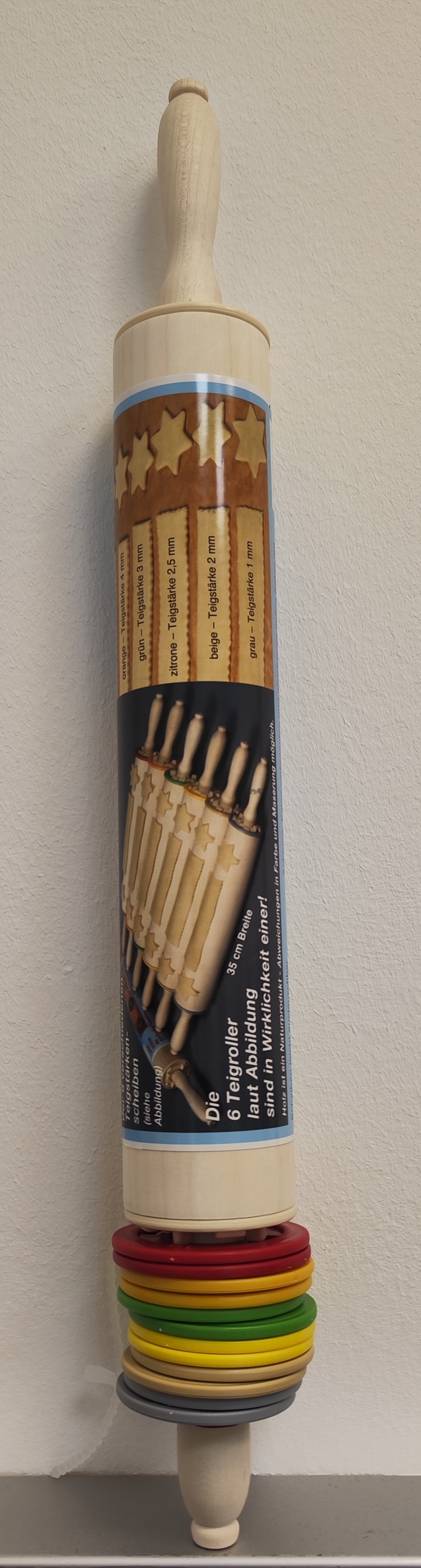 Vog 722258 Holz-Teigroller 35cm Ahorn