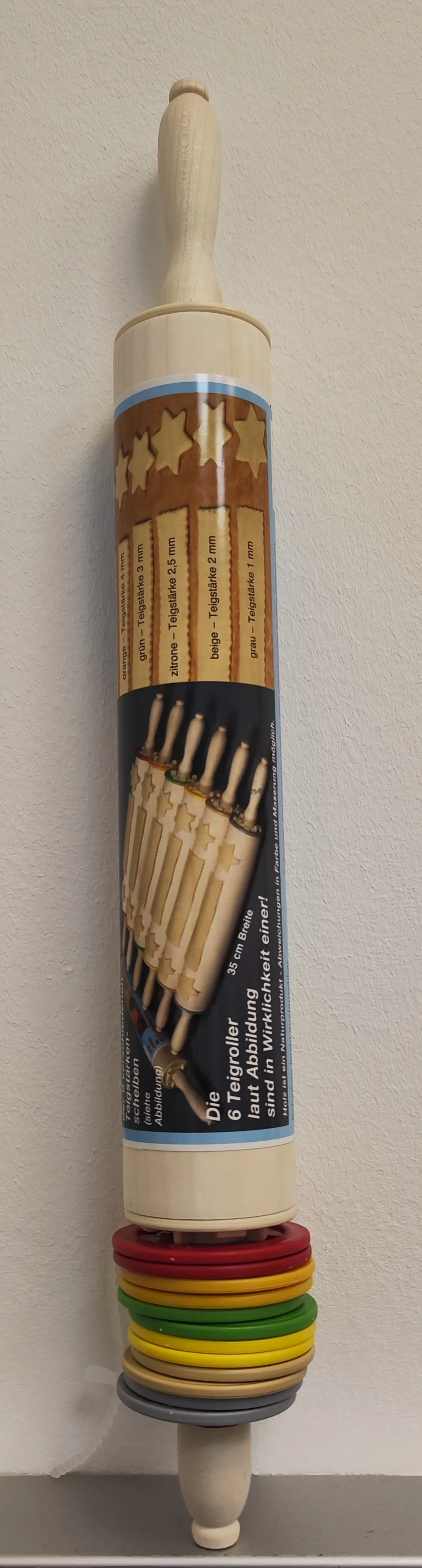 Vog 722258 Holz-Teigroller 35cm Ahorn