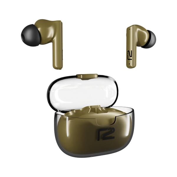 ready2music Chronos Air ANC gold True-Wireless In-Ear Kopfhörer mit Active Noise Cancelling, Bluetooth und Freisprechfunktion