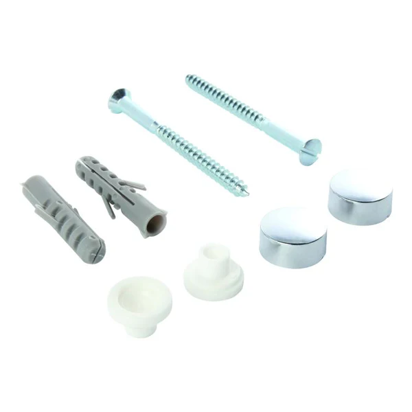 1263761 Satz WC Befestigung m. verchr.Kappen N214629