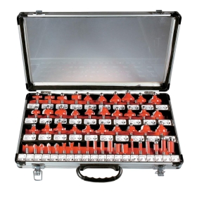 3e-1130921 Fräsersatz HM - Alukoffer 50tlg. Schaft 8mm