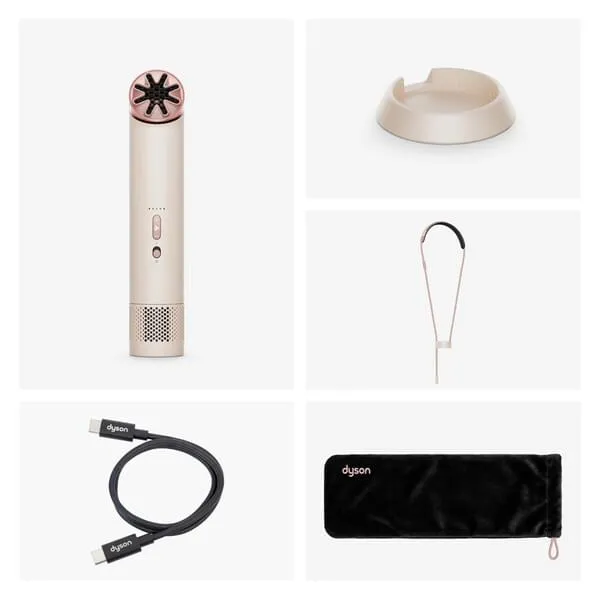 Haartrockner, kabellos, Dyson, Rosen Gold, Aufsatz