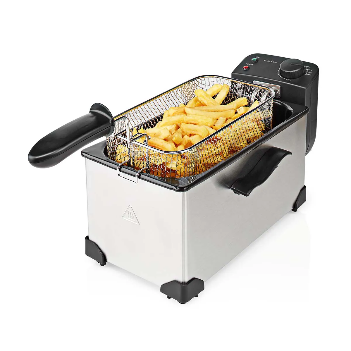 Nedis Öl-Fritteuse KAD301FSR, 3l, 2200W