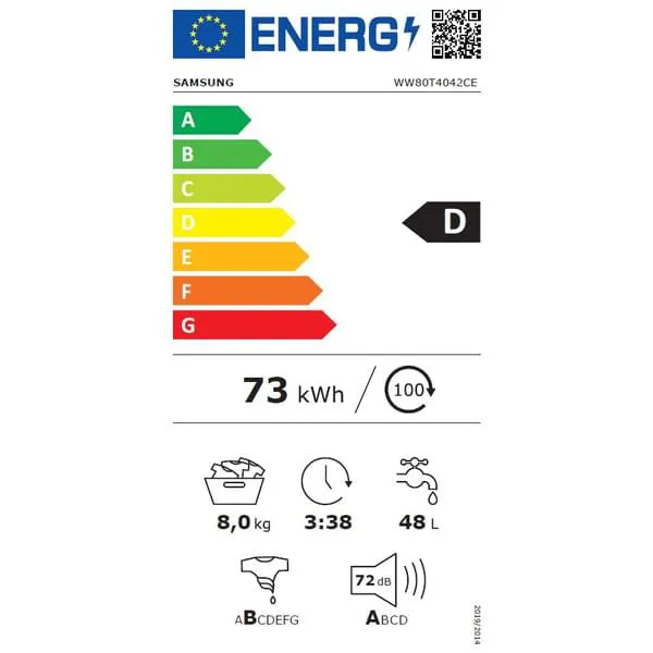 Samsung Waschmaschine WW80T4042CE