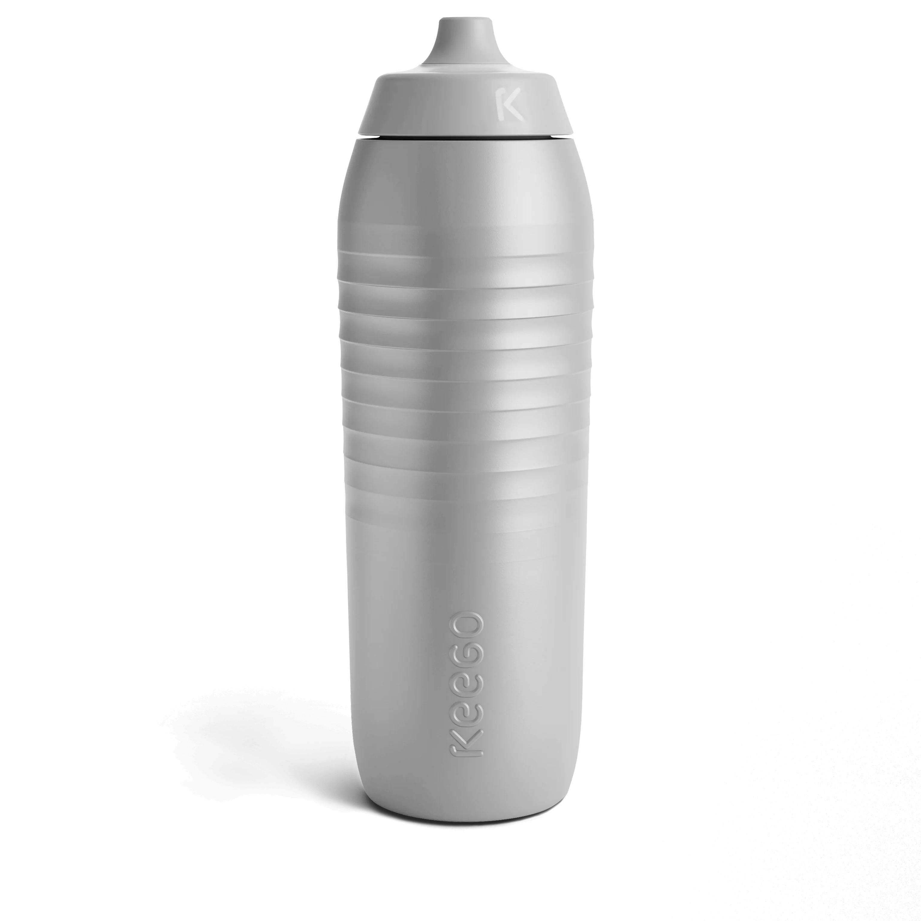 KEEGO Trinkflasche Kunstoff Titan, Silver Stardust 0,75l