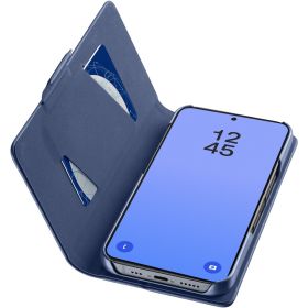 Brieftasche, Hülle, Smartphone, Klapphülle, Blau