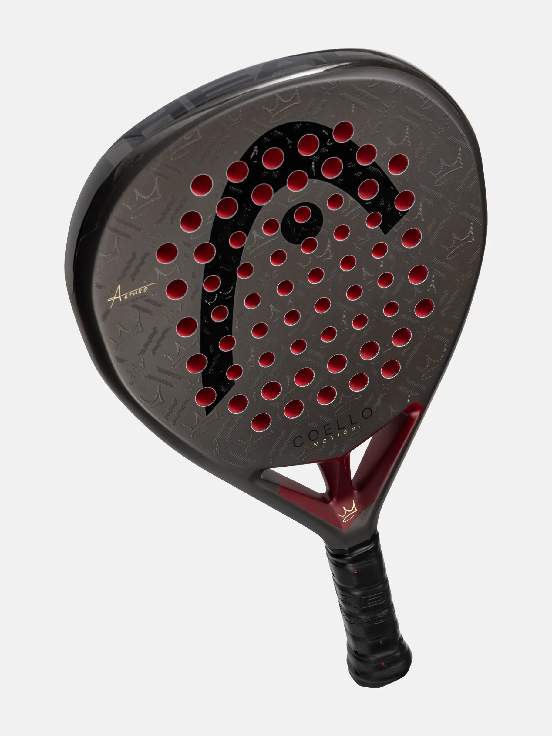 Schläger, Padel-Schläger, Paddel-Racket, Lochmuster, Griff】