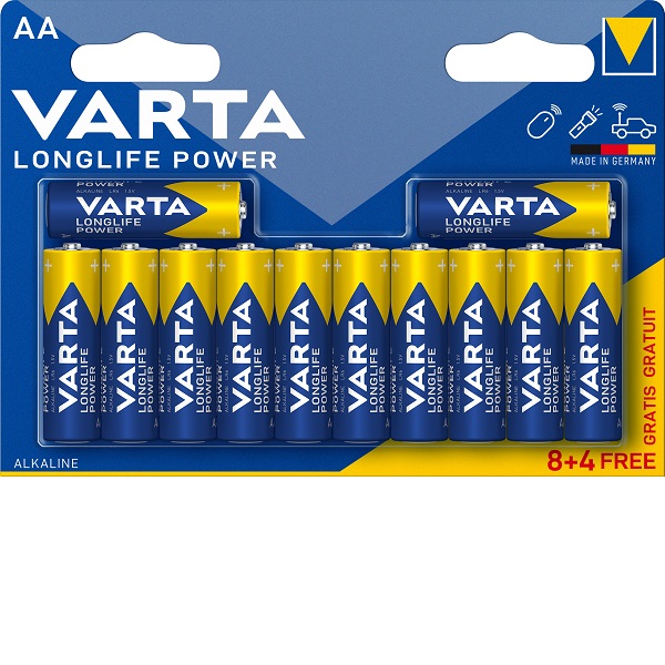 Varta Longlife Power AA 12er Blister