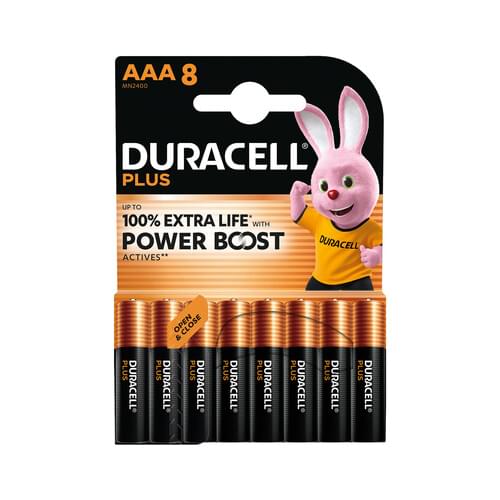 Duracell Plus Boost AAA Micro Batterien Blister 8