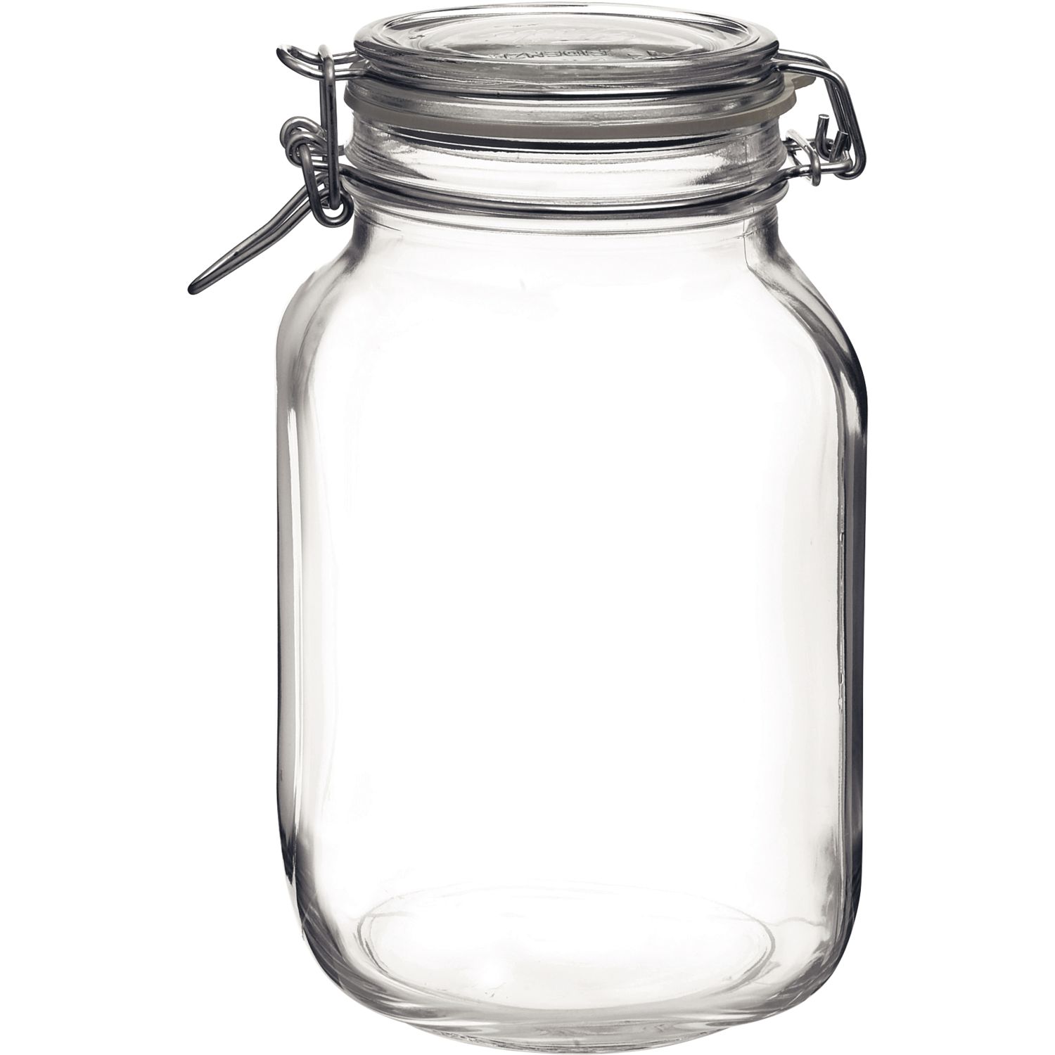Glasglas, verschlossener Behälter,  luftdicht, Klappdeckel, Küchenaufbewahrung