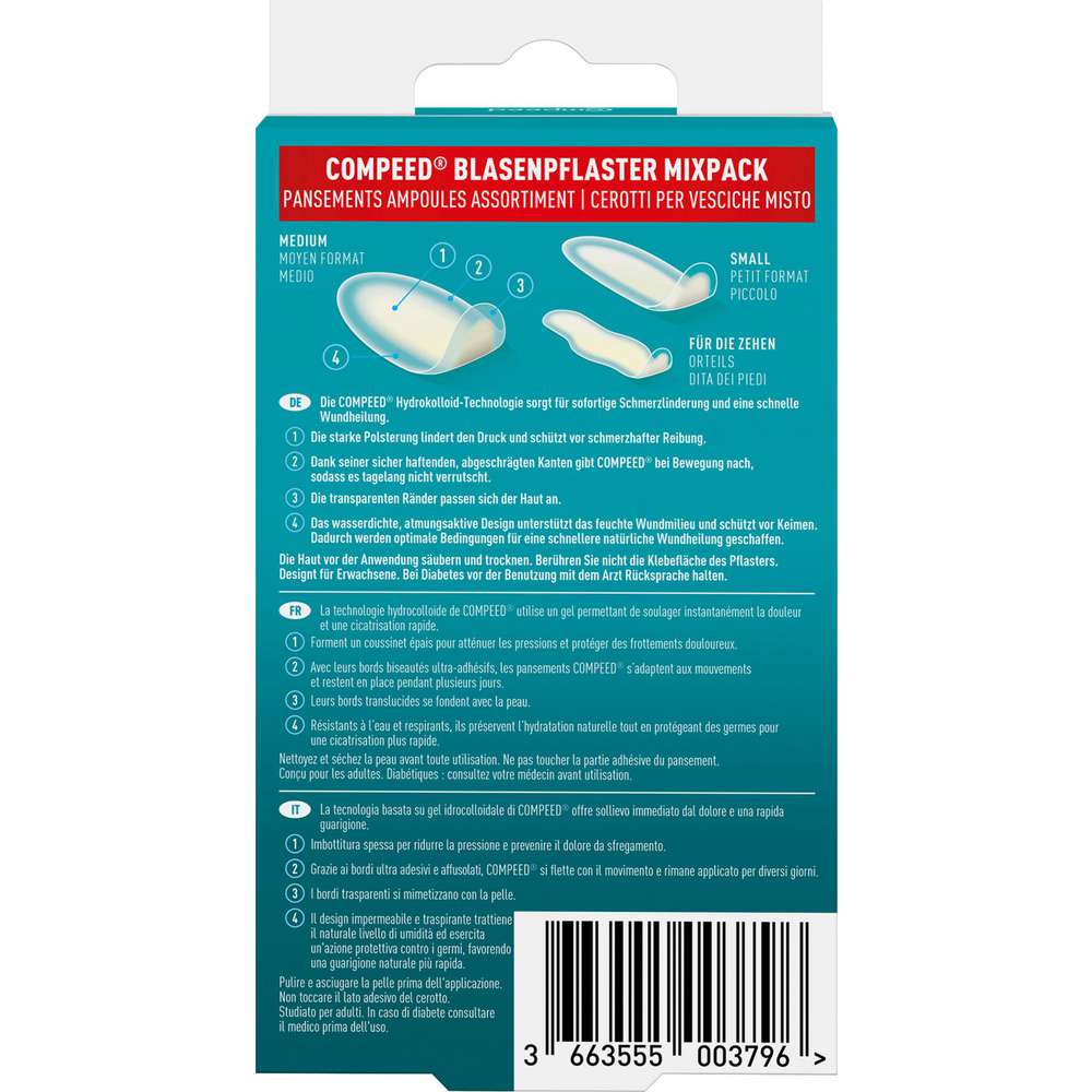 Compeed 19171 Blasenpflaster Mixpack