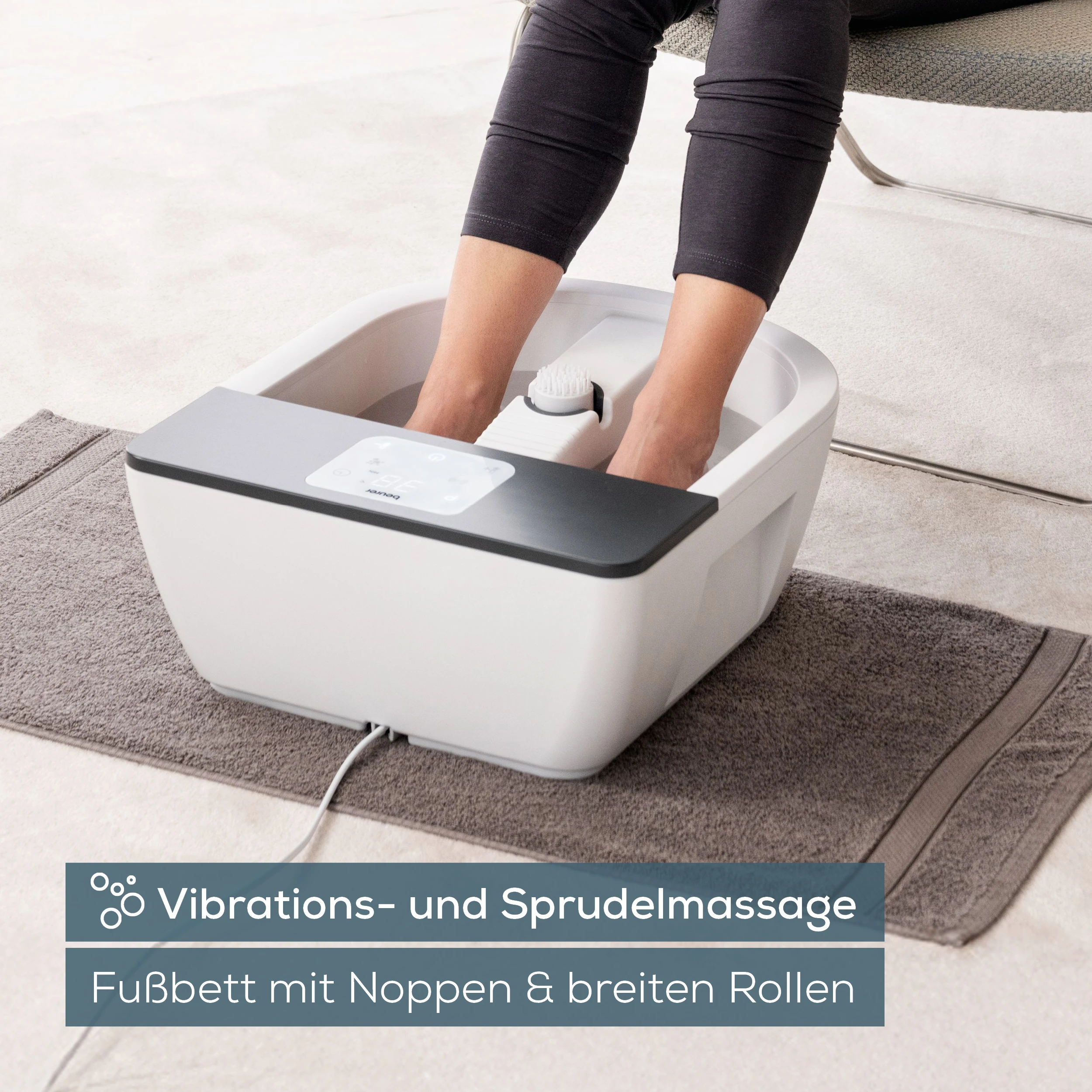 Fußbad, Fußmassage, Pediküre, Entspannung, Spa-Gerät