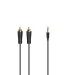 Hama 205260 Audio Kabel 3,5mm Klinken Stecker auf 2 Cinch Stecker