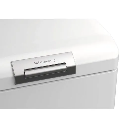 Papierschredder, Soft Opening, Metallgriff, Silber, Ansicht von oben