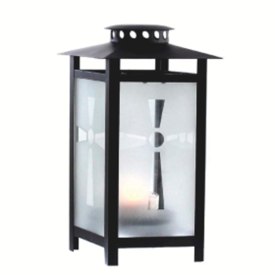 Lienbacher_Grablaterne Metall, schwarz _1.jpg