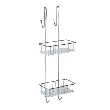 22213100 Edelstahl Dusch-Caddy 2 Etagen Aldo