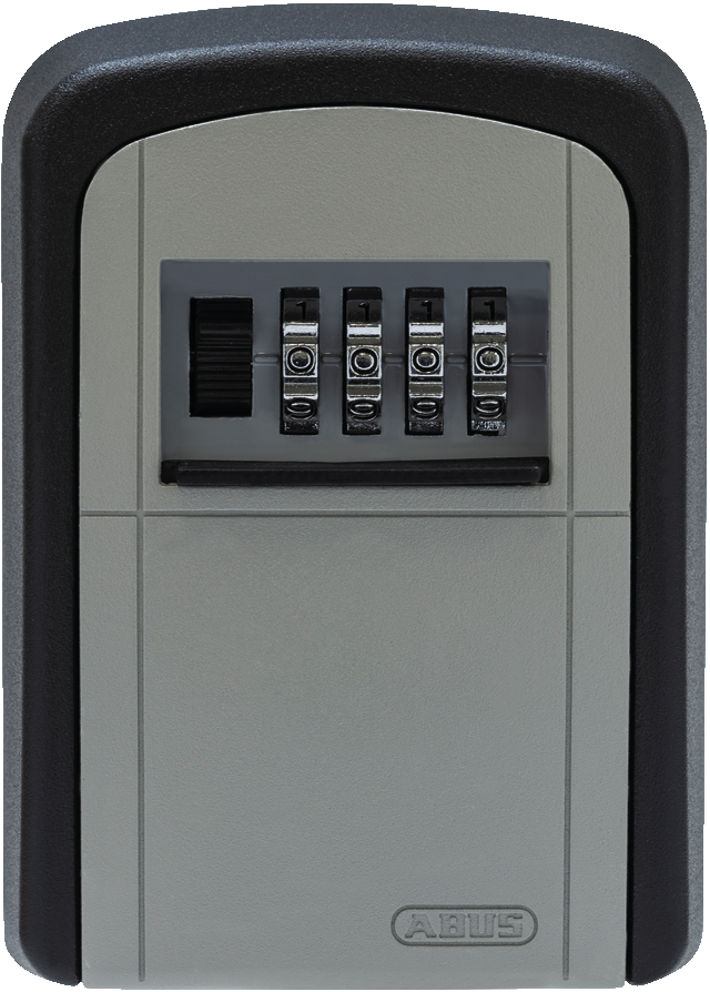 Code-Schloss, Kombinationsschloss, Vorhängeschloss, Metall, Grau