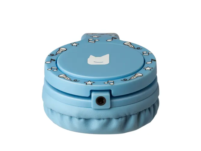 Tonie Lauscher  Kopfhörer hellblau