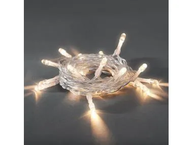 1407-103 LED Lichterkette, 10 warm weiße batteriebetrieben, I