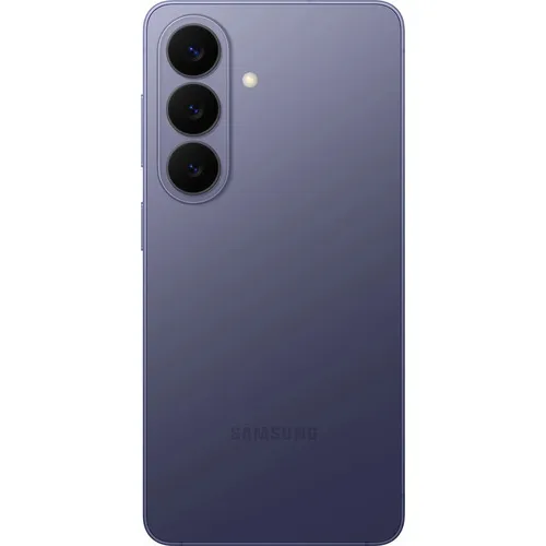 Telefon, Smartphone, Rückseite, lila, Triple-Kamera