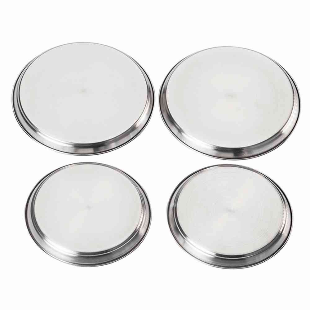 Krüger Herdabdeckplattenset emailliert Edelstahl 4 teilig