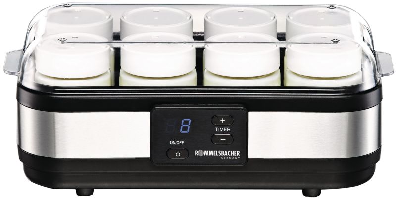 Rommelsbacher Joghurtbereiter JG 40 schwarz-edelstahl