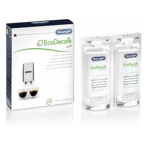 DeLonghi DLSC200 EcoDecalk Mini Entkalker 2er-Set, 100ml