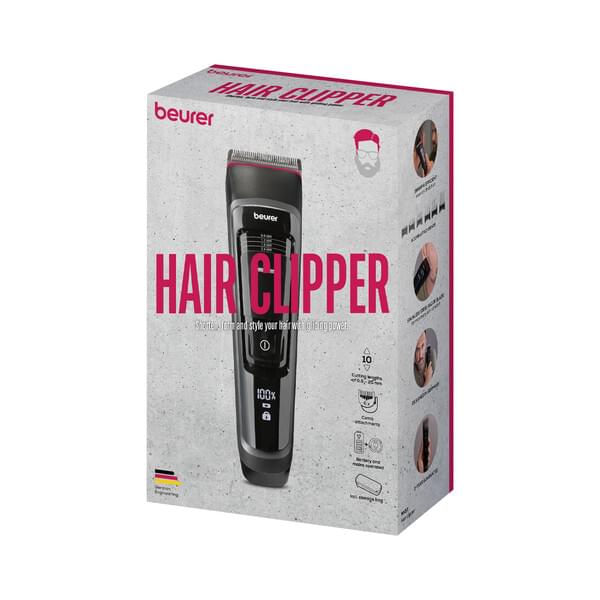 Haarschneider, Elektrorasierer, Barttrimmer, kabellos, schwarz-grau