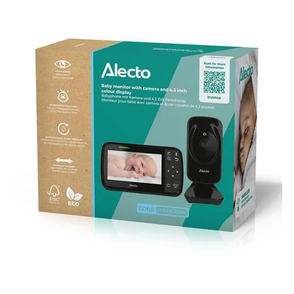Babyphone, Kamera, 4,3 Zoll Display, Farbdisplay, Verpackung