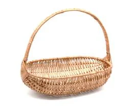 Weltshop 70194 Geschenkskorb, oval, gesp. Weide Gr.2