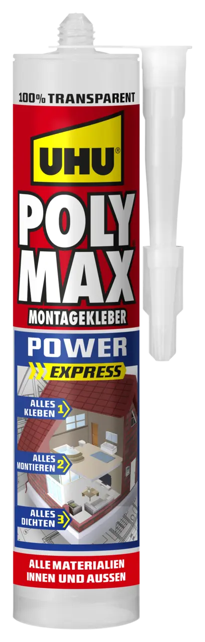 Uhu-47845 Montagekleber Power trans. 115 g