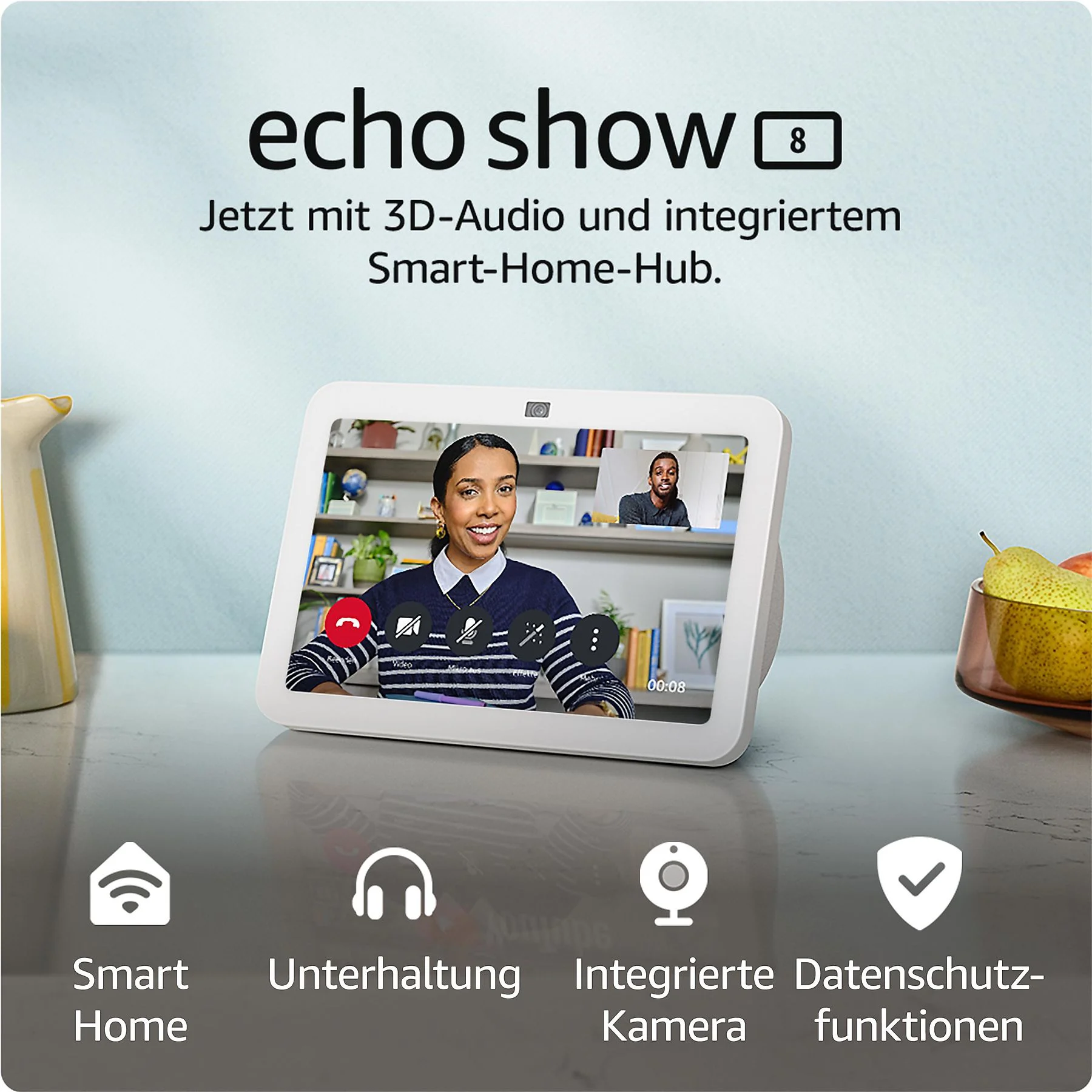 Amazon Echo Show 8 3. Generation weiß
