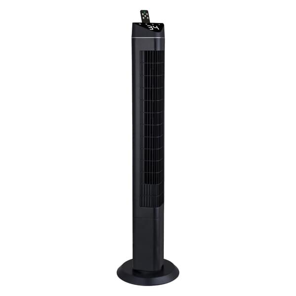 Turmventilator, oszillierend, Standventilator, schwarz, ventilator ohne heizung