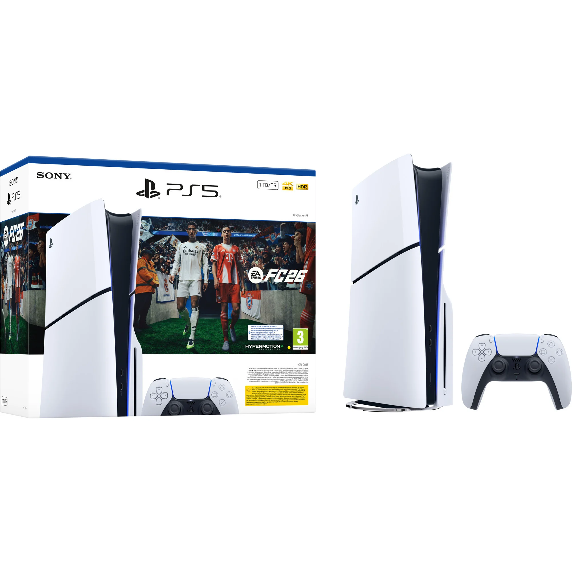 Playstation PS5 m. Laufwerk Slim - EA Sports FC 26 Bundle