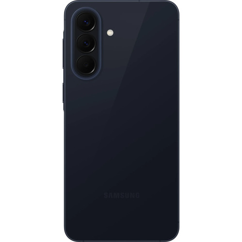 Smartphone, Dreifachkamera, dunkles Blau, Glasrückseite, Samsung