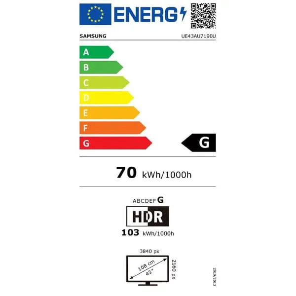 Samsung LED-TV UE43AU7190 UXXN